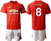 2020-21 Manchester United 8 MATA Home Soccer Jersey,baseball caps,new era cap wholesale,wholesale hats
